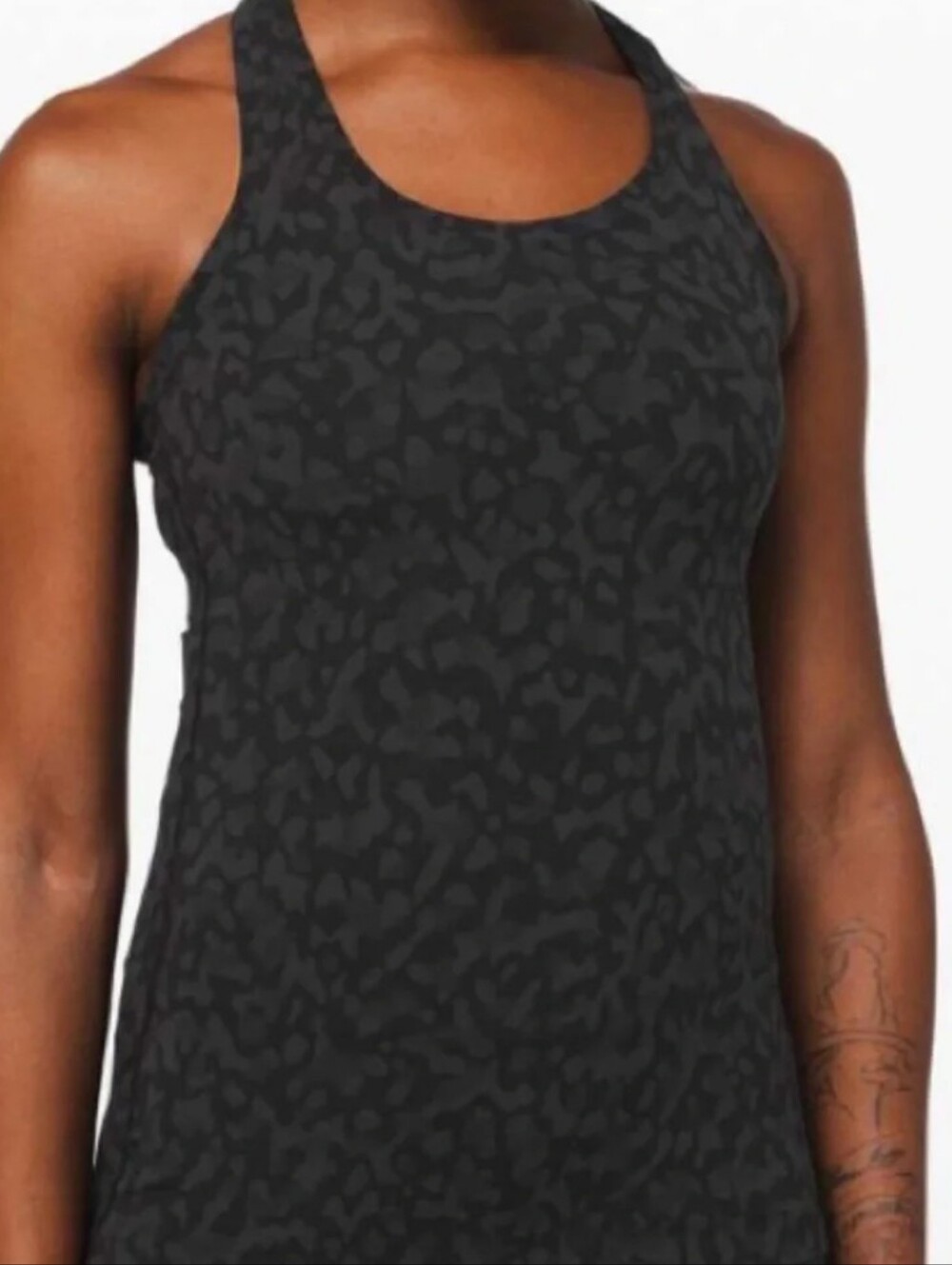 Lululemon Cool Racerback II *Nulu Formation Camo Deep Coal Multi Size 4 Approx